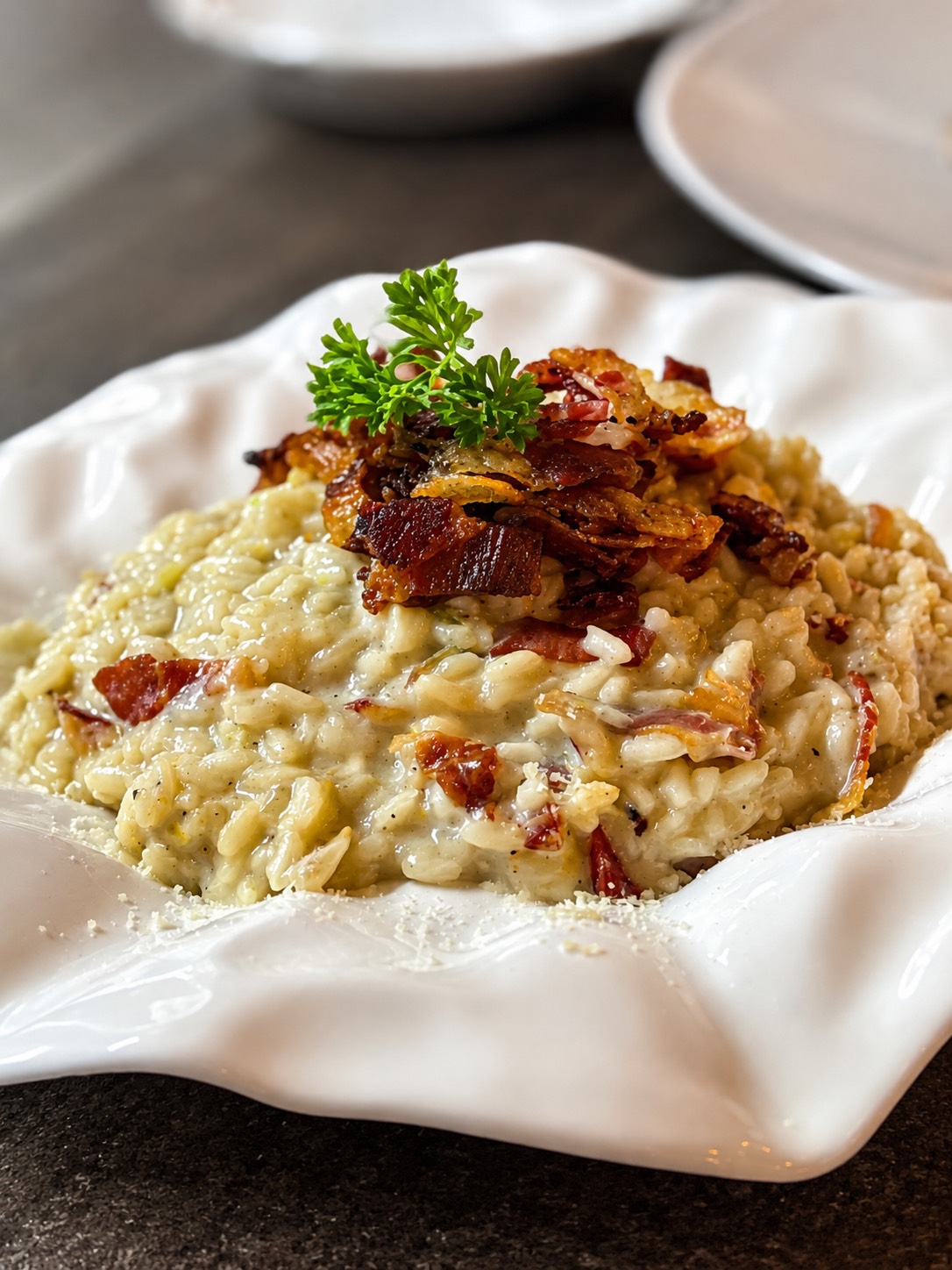 Risotto Bellagio con guanciale y gorgonzola — Bellagio Lanzarote
